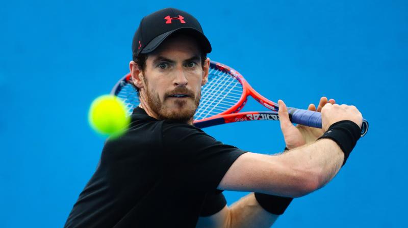 Murray practiced at Queens on Friday ahead of next weeks grass-court Fever-Tree Championships. (Photo: AFP)