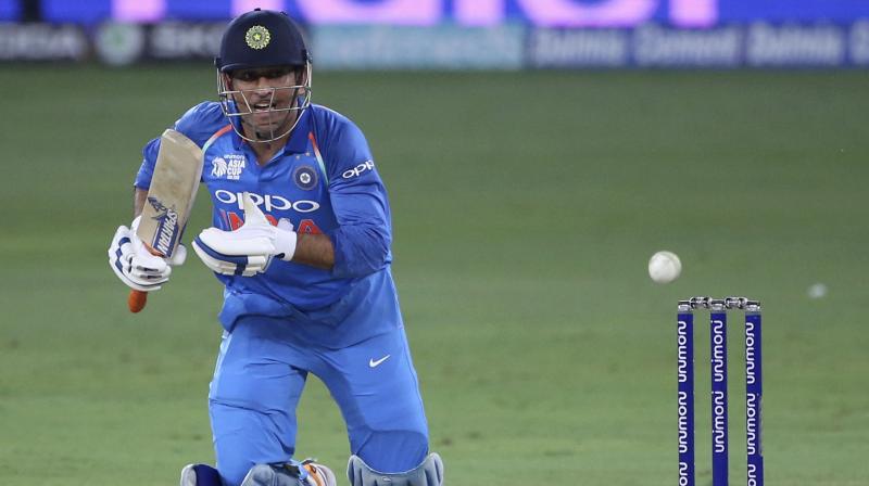 In the current year, Dhoni has played only 15 ODIs and 7 T20 Internationals - effectively only 22 days for India and at times his lack of match time becomes pretty evident. (Photo: AP)