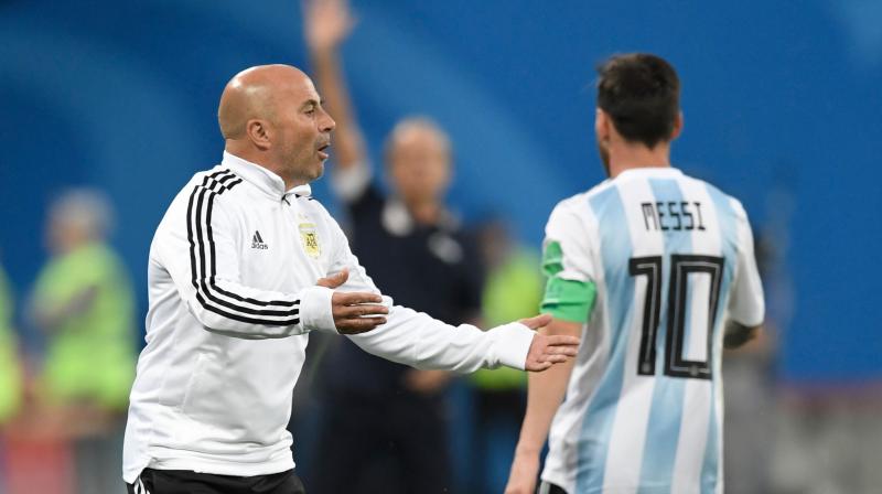 Sampaoli said expectations that Argentina would win the tournament emanating from the countrys football federation stifled the creativity and success of Messi and his fellow players. (Photo: AFP)