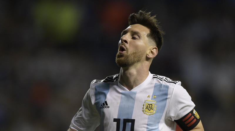 Messi, who will turn 31 during the World Cup, believes Spain, Brazil, Germany, France and Belgium are the leading contenders for the title.(Photo: AFP)