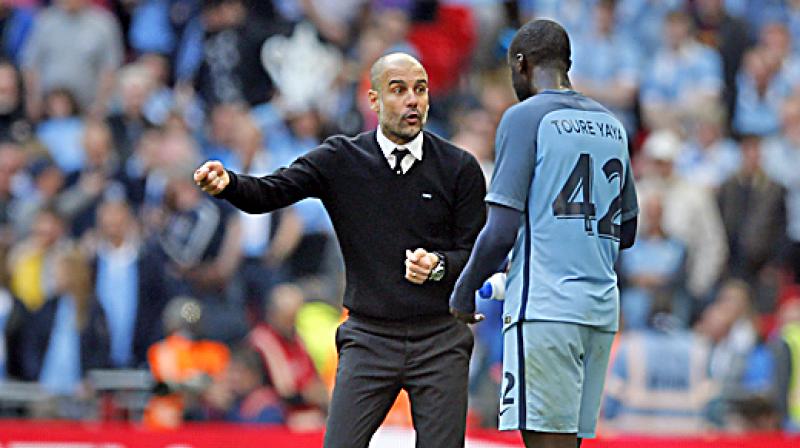 During his outburst, Toure said he wanted to smash \the myth\ surrounding Guardiola. (Photo: AP)