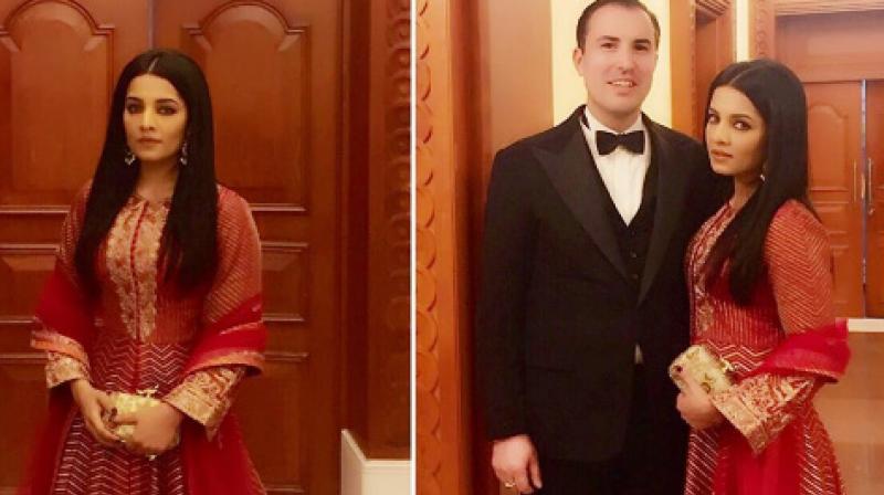 Celina Jaitly and her husband Peter Haag.