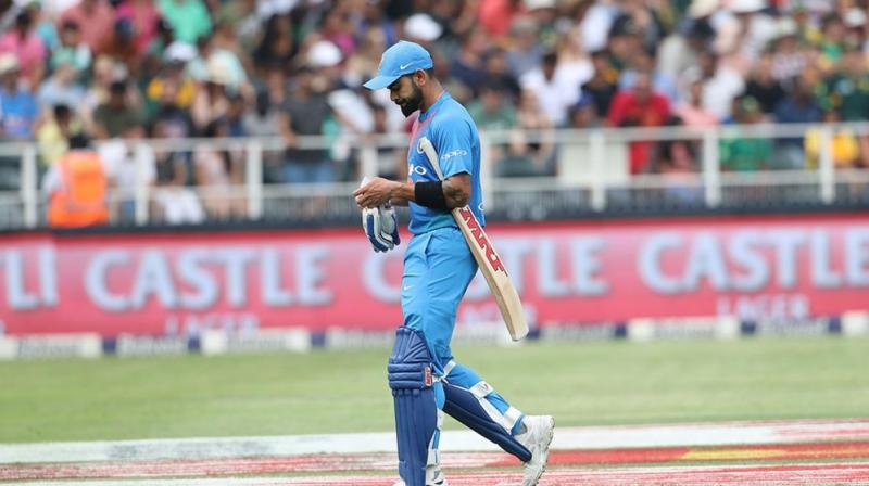 Virat Kohli failed to capitalize on the reprive as he was dismissed by Tabraiz Shamsi for 26. (Photo: BCCI)