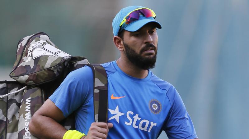 Once a sought-after property, Yuvraj Singh faces the risk of going unsold at the 2019 IPL auction here Tuesday with the franchisees factoring in the availability of foreign players in a World Cup year. (Photo: AP)