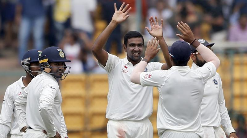 Ravichandran Ashwin has picked up 15 wickets from the first two Tests agains Australia. (Photo: AP)