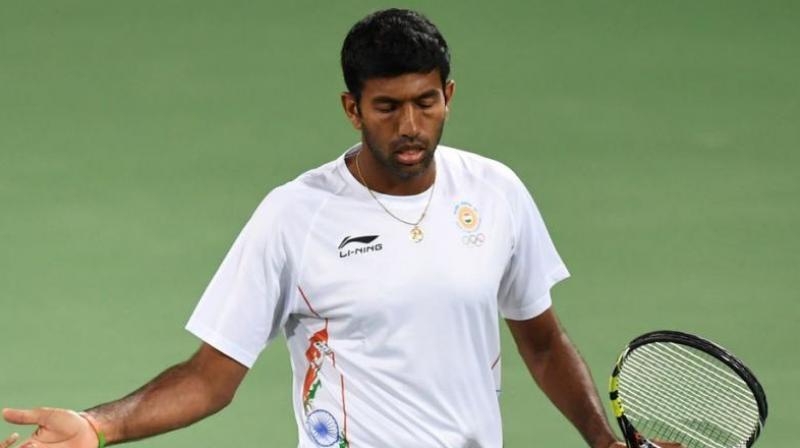 Rohan Bopanna and Pablo Cuevas were playing their third tournament together this season and have managed to win just one match at the Australian Open. (Photo: AFP)