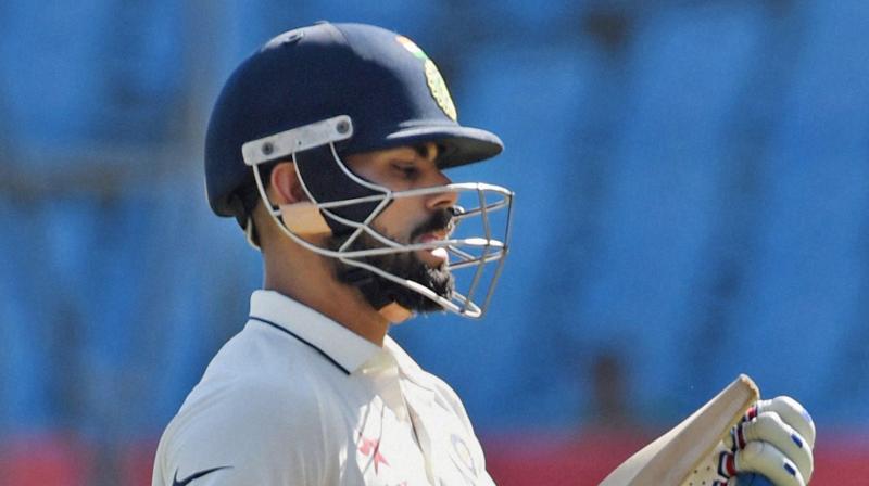 This was the second time that Kohli got out hit-wicket in international cricket. (Photo: PTI)