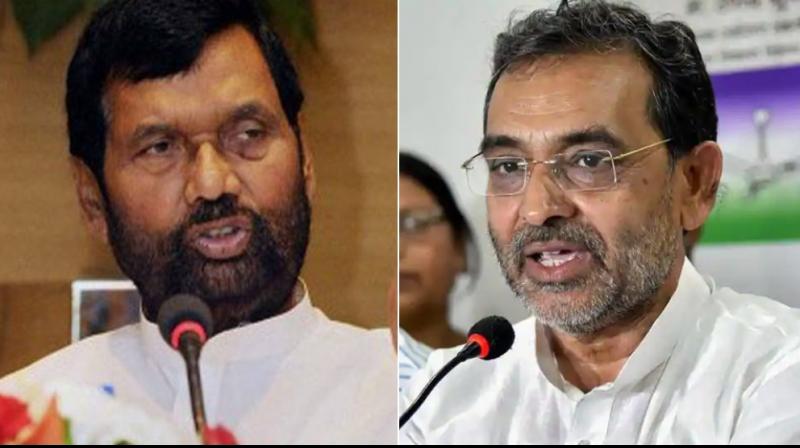 LDPRam Vilas Paswan and RLSP chief Upendra Kushwaha. (Photo: File | PTI)