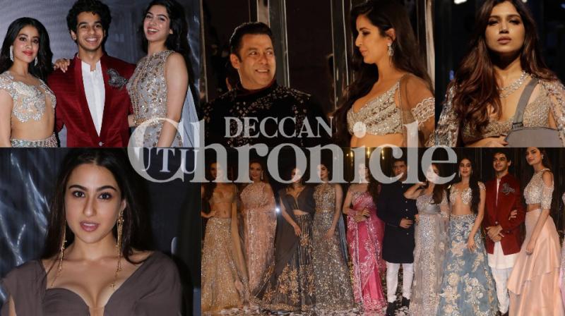 Janhvi, Sara, others cheer for Salman-Katrina as they own the ramp for Manish
