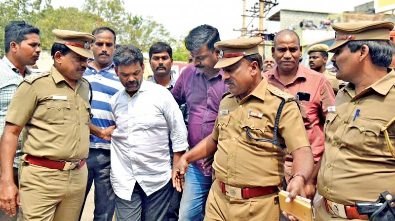 Binu Pappachan surrenders to city police on Tuesday. (Photo: DC)