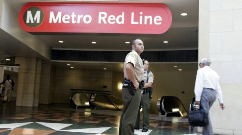 The target of the threatened attack was metros Universal City station located near the Universal Studios theme park. (Photo: AFP)