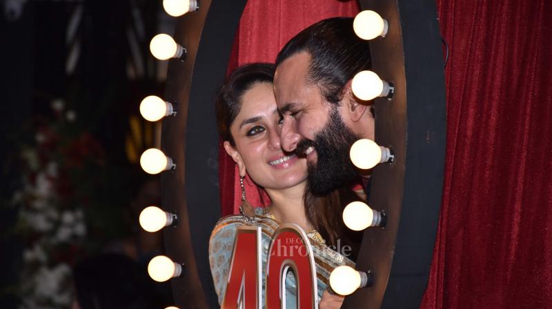 Prithvi Theatre Festival commenced a few days back and yesterday, a day before Diwali, the festival finally saw Saif Ali Khan and Kareena Kapoor Khan make time, looking all too pretty.