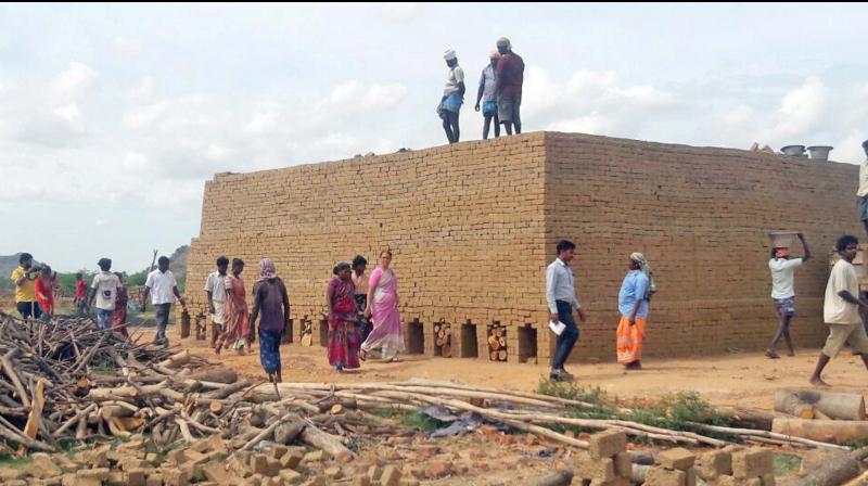 The brick kiln from where the bonded laboureres were released (Photo: DC)