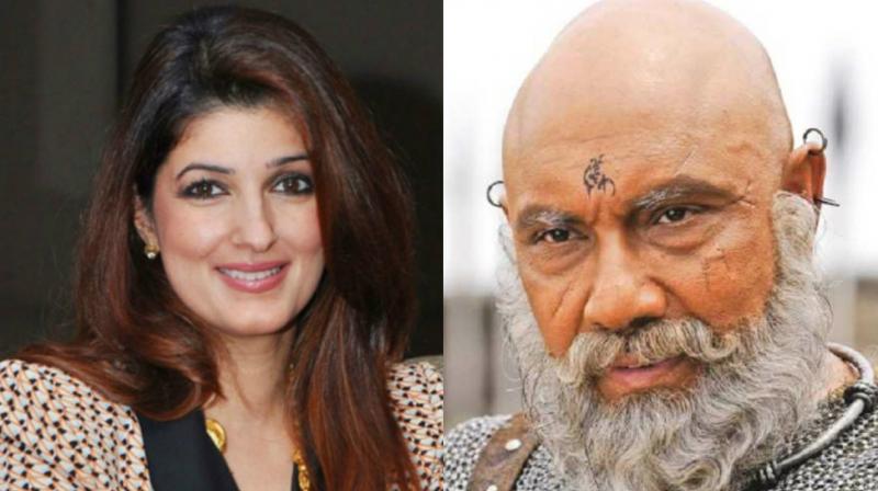 Twinkle Khanna was also bitten by the Baahubali bug and the character of Katappa in it.