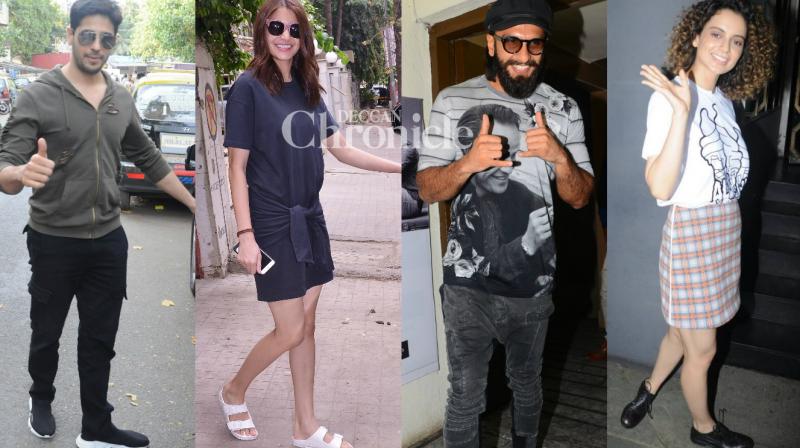 Anushka, Ranveer, Sidharth, Kangana, other stars happily pose for the cameras