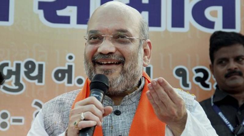 Addressing a meeting of special invitees here, Shah, who is on a three-day visit to Kerala as a part of his 95-day countrywide tour ahead of the 2019 Lok Sabha polls, said the poor, who did not even have the basic facilities, benefited from the 106 schemes of the Centre. (Photo: PTI)