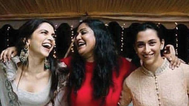 A photograph of Deepika wearing an Anamika Khanna design during her wedding celebrations earlier