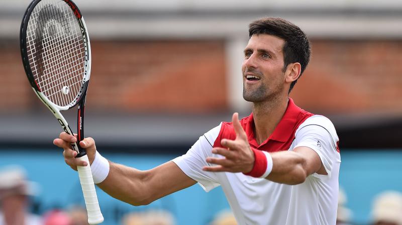 Djokovic also backed two-time Wimbledon champion Andy Murray, who returned from a year-long injury layoff at Queens Club but fell to a hard-fought defeat by Australian Nick Kyrgios, to make an impact. (Photo: AFP)