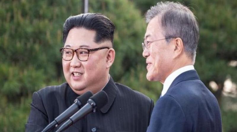 North Korean leader Kim Jong-un, in a statement, said that the two Koreas are one united people who should work together towards reunification. (Photo: ANI)