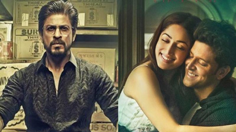 Stills from Raees and Kaabil.