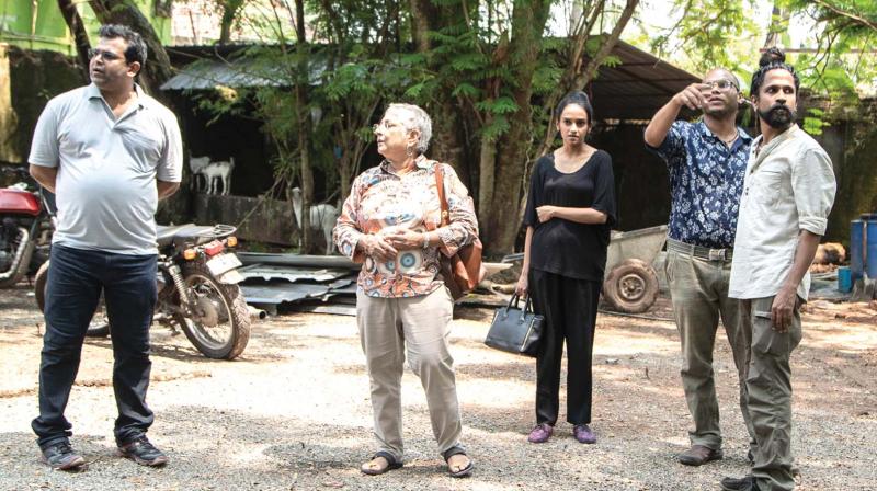 Curators review the Kochi-Muziris Biennale in Fort Kochi
