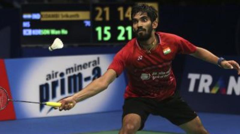 Even though Srikanth still has a match left in Group B, he virtually has no chance of making the next stage.(Photo: AP)