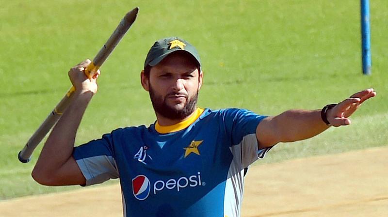 \Shahid Afridi will captain the ICC World XI in the absence of Eoin Morgan,\ the International Cricket Council tweeted. (Photo: PTI)