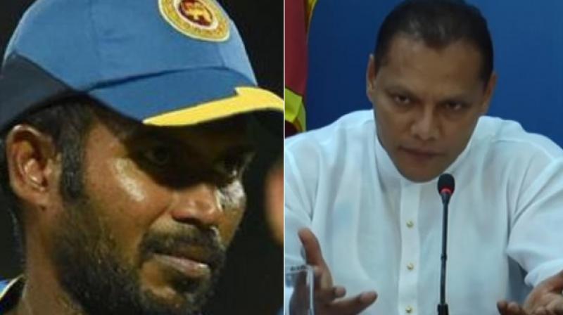 Sri Lankan Sports Minister Dayasiri Jayasekera stopped nine cricketers leaving for India on Tuesday to take part in a one-day series because he was unhappy with the team choice. (Photo: AFP)