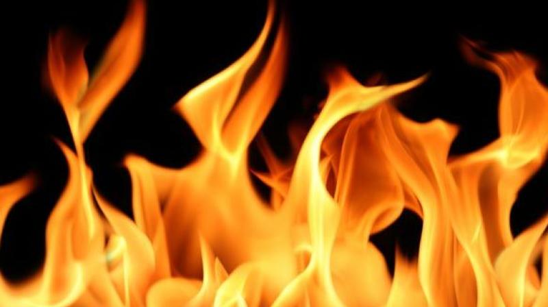The fire broke out on Wednesday afternoon and damaged furniture and other things inside the house.  (Representational image)