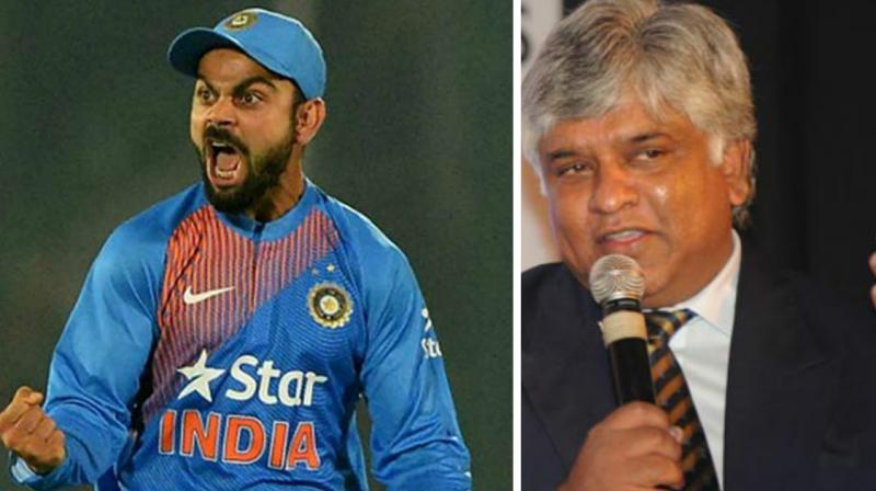 Former Sri Lanka captain Arjuna Ranatunga has said that Team India captain Virat Kohli could be sober when it comes to leading the national side.(Photo: AFP)