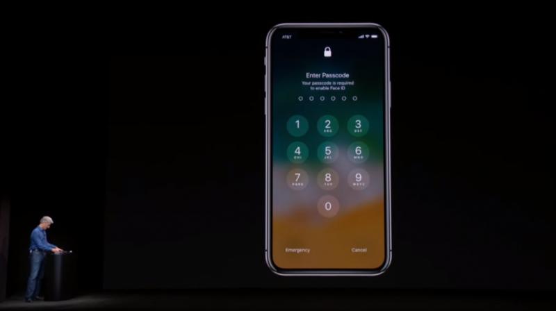 Before the presentation, many Apple employees were playing with the device, trying to see if the FaceID works the way it was intended to.