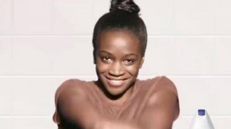 The three-second video clip, which appeared on Facebook in the United States, showed Ogunyemi removing her top, revealing a white woman underneath.  (Photo: AFP)