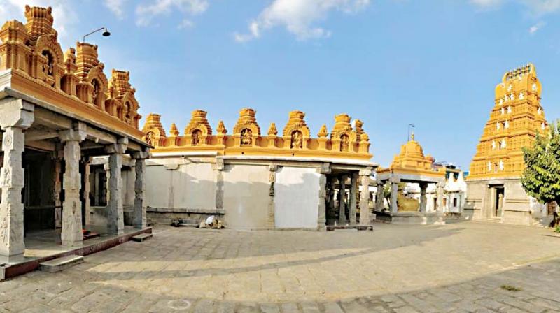 Chamarajeshwara Temple given a facelift in Chamarajnagar