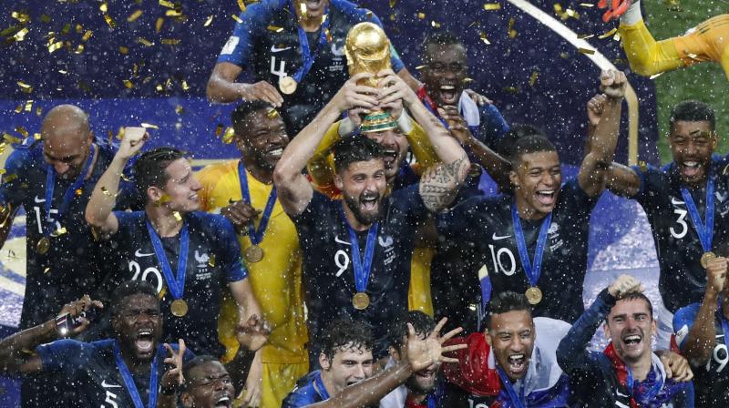 France clinched their second World Cup title after they beat a gritty Croatian side 4-2 in the final. The Les Blues ended a 20-year wait as Didier Deschamps men brought the trophy back home. (Photo: AP)