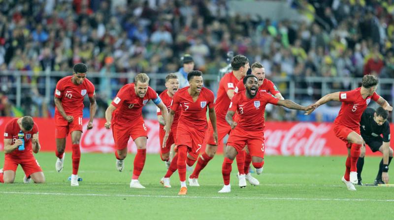 It was Englands first World Cup shootout win. They will meet Sweden on Saturday for a place in the semi-finals.