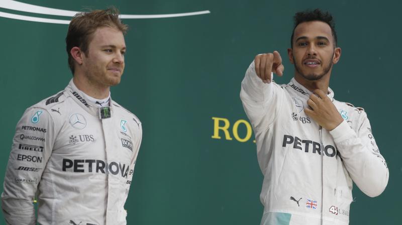 While Mercedes continue to dominate, Lewis Hamilton is slowly catching up with Nico rosberg on the drivers championship. (Photo: AP)