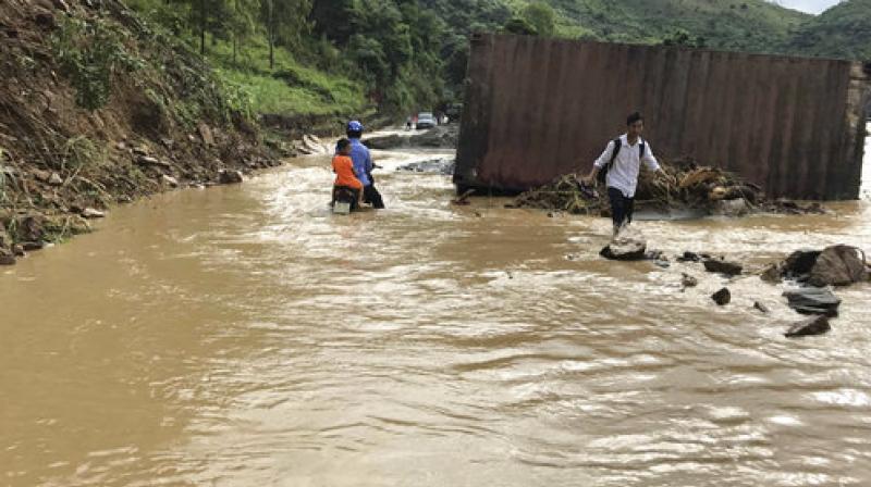 Floods and landslides have killed at least 54 people in Vietnam and left another 39 missing (Photo: AP Exchange)