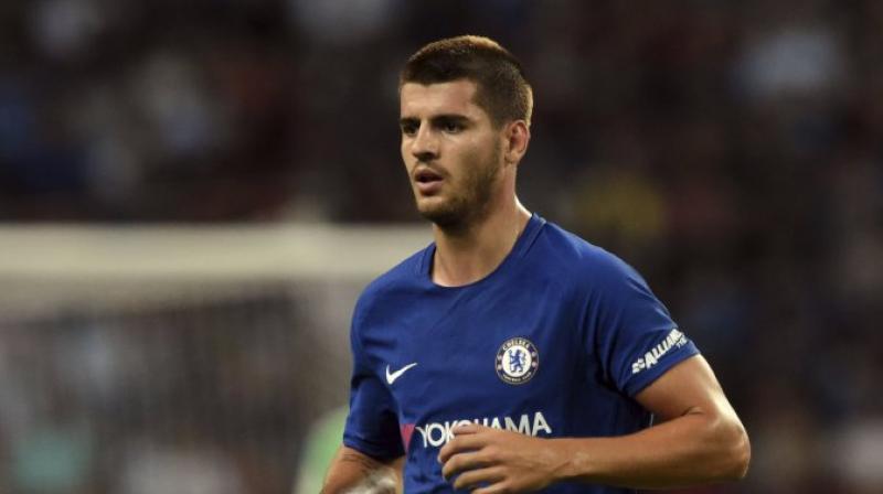 Alvaro Morata had an MRI scan on Sunday after limping off during Chelseas 1-0 Premier League home defeat by Manchester City on Saturday.(Photo: AP)
