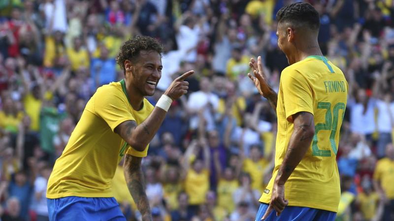 Neymar said he was 80 percent at his best for the Croatia game. (Photo: AP)