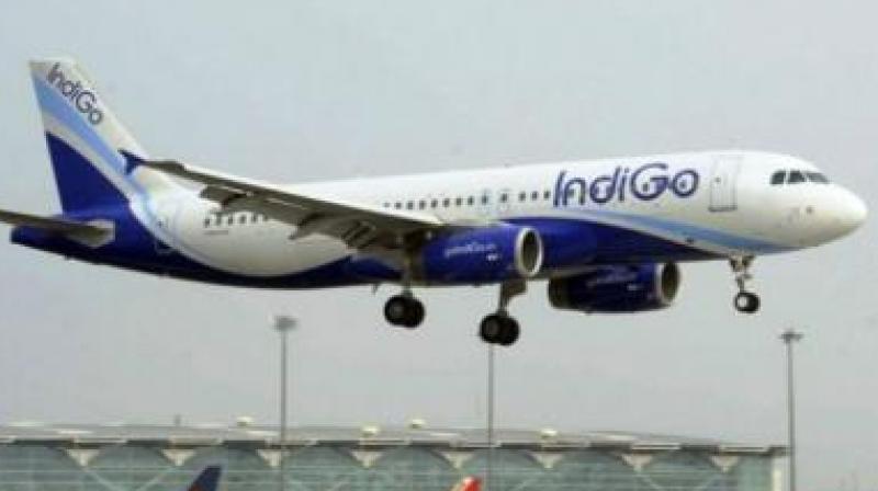 IndiGo flight 6E 719 (New Delhi-Visakhapatnam) was given taxi permission through C lane and was supposed to hold at Runway 28 but the aircraft commander crossed the runway. (Photo: Representational Image/PTI)