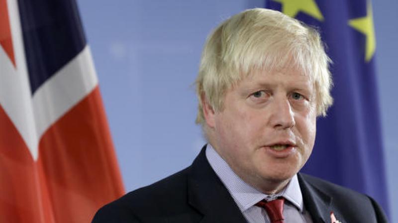 Great Britains Foreign Secretary Boris Johnson. (Photo: AP)