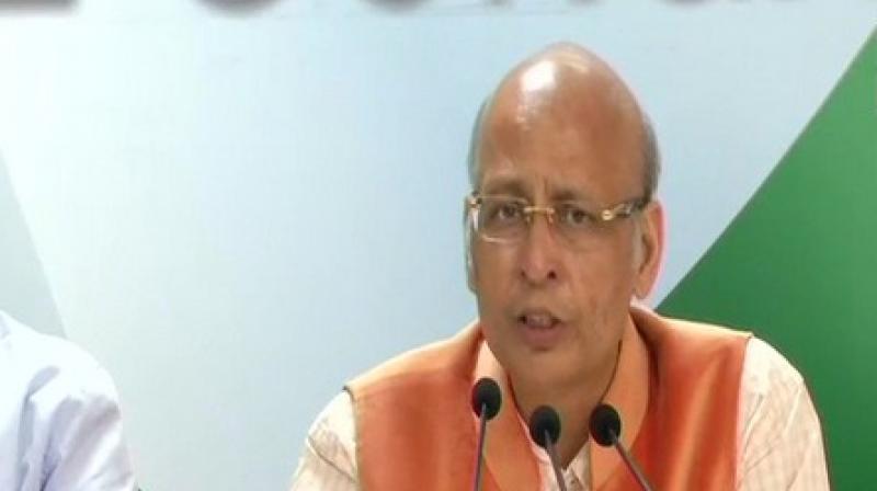 Congress MP Abhishek Singhvi said, with only 15,000 downloads of the app, party members did not want to run it any further. (Photo: ANI)