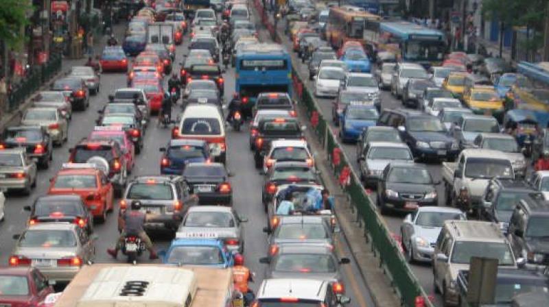 Traffic coming from NCB and Cyber Towers in both directions at TCS junction have been diverted. (Representational Image)