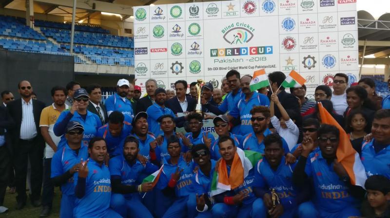 Sunil Ramesh and Ajay Reddy led the way for India in their chase. (Photo: Twitter)