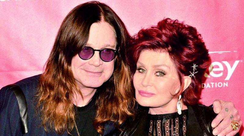 Sharon Osbourne with husband Ozzy Osbourne
