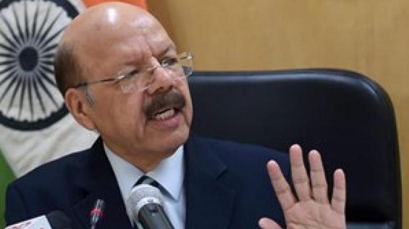 Chief Election Commissioner Nasim Zaidi addresses a press conference announcing the schedule of the upcoming election for the 14th President of India, in New Delhi on Wednesday. (Photo: PTI)