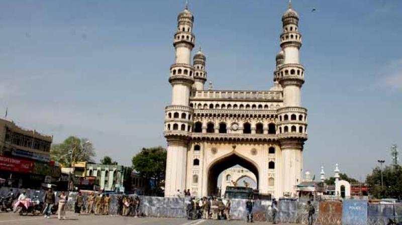 Charminar has been adjudged as special Swachh iconic place nationwide.
