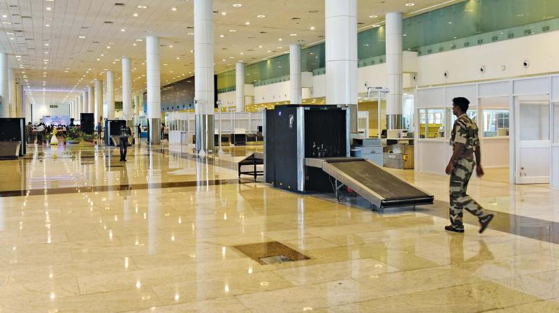 New terminal with parking bays for aircraft and a multi-level car parking facility will be set up at Rs 2,500 crore in Chennai airport. 	Image: DC