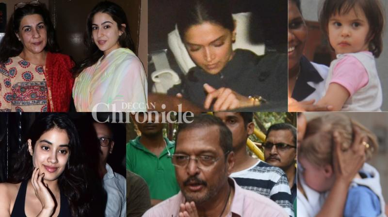 Deepika, Aamir meet, Nana with media, Sara-Amritas movie time, others spotted