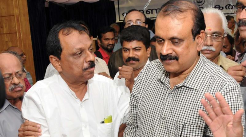 Former police chief T.P. Senkumar arrives for a  seminar in Kochi on Friday.  (Photo: ARUN CHANDRABOSE)